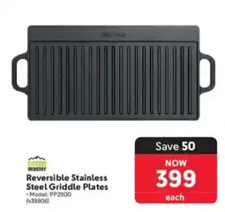 Makro Camp Master Reversible Stainless Steel Griddle Plates offer
