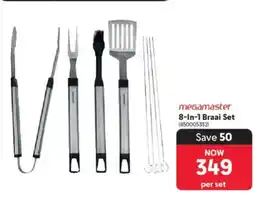 Makro megamaster 8-In-1 Braai Set offer
