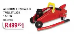 AutoZone AUTOKRAFT HYDRAULIC TROLLEY JACK offer