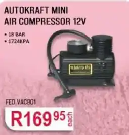 AutoZone Autokraft Mini Air Compressor 12V offer