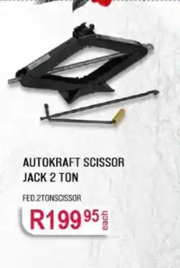 AutoZone AUTOKRAFT SCISSOR JACK 2 TON offer