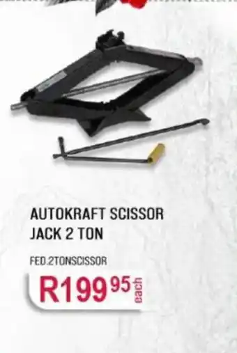 AUTOKRAFT SCISSOR JACK 2 TON
