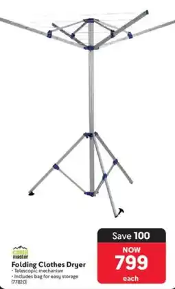 Makro Camp Master Folding Clothes Dryer offer