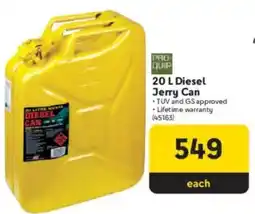 Makro PROQUIP 20 L Diesel Jerry Can offer