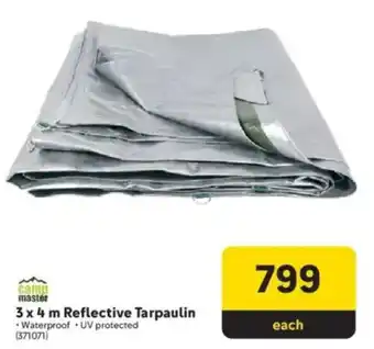 Camp Master 3 x 4 m Reflective Tarpaulin