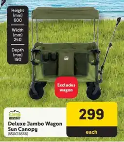 Makro Camp Master Deluxe Jambo Wagon Sun Canopy offer