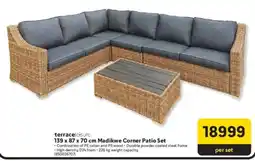Makro terraceleisure Madikwe Corner Patio Set offer