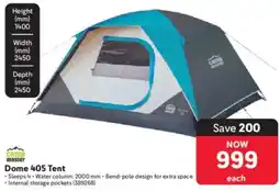 Makro Camp Master Dome 405 Tent offer