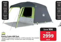 Makro Camp Master Family Cabin 490 Tent offer
