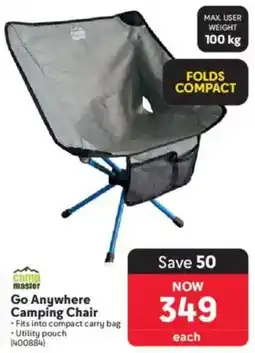Makro Camp Master Go Anywhere Camping Chair offer