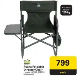 Makro Camp Master Ruaha Foldable Director Chair offer
