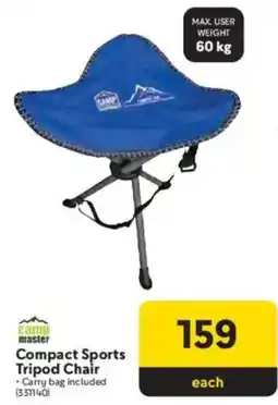 Makro Camp Master Compact Sports Tripod Chair offer