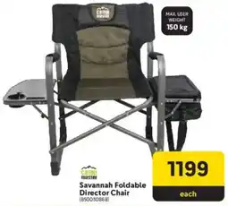 Makro Camp Master Savannah Foldable Director Chair offer