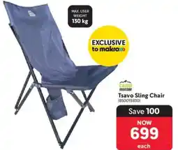 Makro Camp Master Tsavo Sling Chair offer
