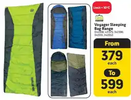 Makro Camp Master Voyager Sleeping Bag Range offer