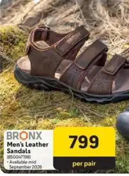 Makro BRONX Men's Leather Sandals offer