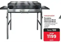 Makro megamaster Portable Stainless Steel Charcoal Braai offer