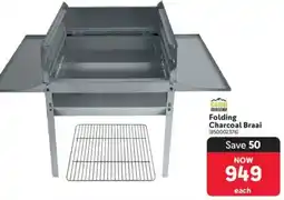 Makro Camp Master Folding Charcoal Braai offer