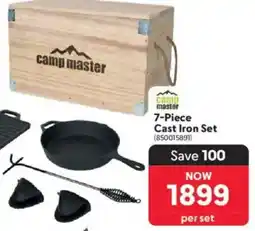 Makro Camp Master 7-Piece Cast Iron Set offer