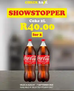 Check Save Coke 2L offer