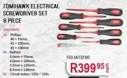 AutoZone TOMIHAWK ELECTRICAL SCREWDRIVER SET offer