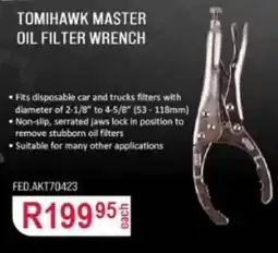 AutoZone TOMIHAWK MASTER OIL FILTER WRENCH offer