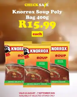 Check Save Knorrox Soup Poly Bag offer