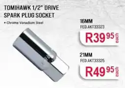 AutoZone TOMIHAWS 1/2" DRIVE SPARK PLUG SOCKET offer