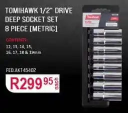 AutoZone TOMIHAWK 1/2" DRIVE DEEP SOCKET SET offer