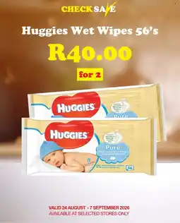 Check Save Huggies Wet Wipes 56's offer