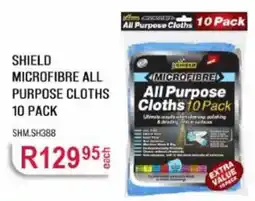 AutoZone SHIELD MICROFIBRE ALL PURPOSE CLOTHS offer