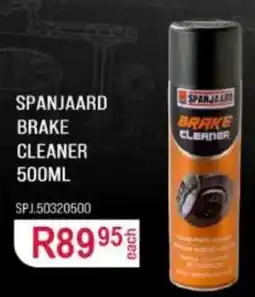 AutoZone Spanjaard Brake Cleaner offer