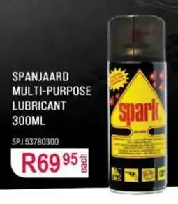 AutoZone Spanjaard Multi-Purpose Lubricant spark offer