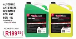 AutoZone AutoZone Antifreeze & Summer Coolant offer
