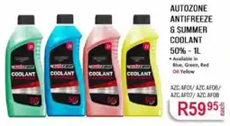 AutoZone AutoZone Antifreeze & Summer Coolant 50% offer