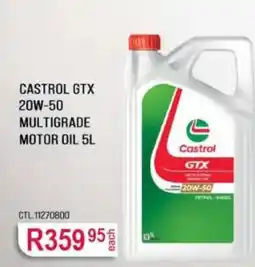 AutoZone Castrol GTX 20W-50 Multigrade Motor Oil offer