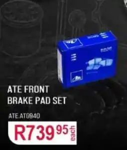 AutoZone ATE FRONT BRAKE PAD SET offer