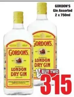 Boxer Gordon's Gin Assorted offer