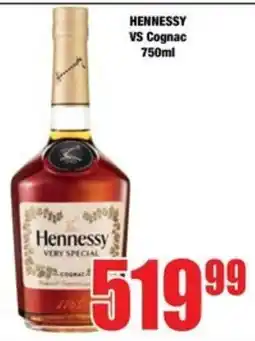 Boxer Hennessy VS Cognac offer