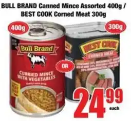 Boxer Bull Brand Canned Mince Assorted offer