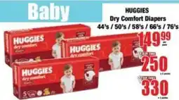Boxer HUGGIES Dry Comfort Diapers offer