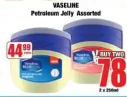 Boxer Vaseline petroleum jelly assorted offer