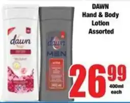 Boxer DAWN Hand & Body Lotion Assorted offer