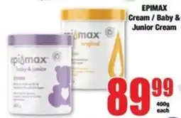 Boxer EPI MAX Cream / Baby & Junior Cream offer