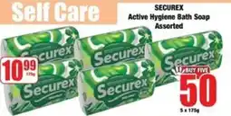 Boxer Securex Active Hygiene Bath Soap Assorted offer