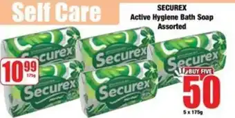 Boxer Securex Active Hygiene Bath Soap Assorted offer