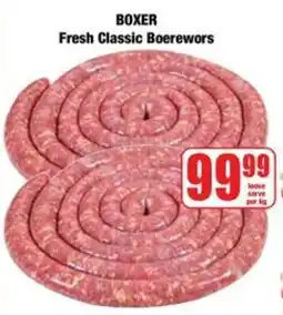 Boxer BOXER Fresh Classic Boerewors offer
