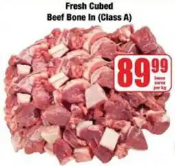 Boxer Fresh Cubed Beef Bone In (Class A) offer