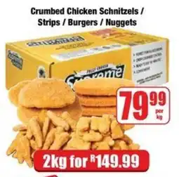 Boxer Crumbed Chicken Schnitzels / Strips / Burgers / Nuggets Supreme offer