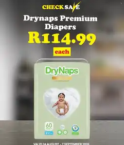 Check Save DryNaps Premium Diapers offer
